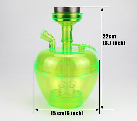 Seguridad Colorido Acrílico Hookah Wookah Plastic Shisha Conjunto Para Precios ventajosos