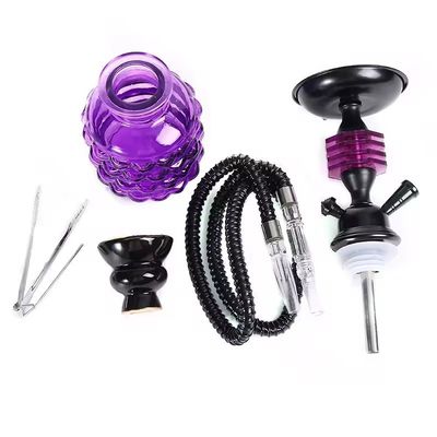 Pequeño narguilé portátil producto duradero de la oferta de color mixto acrílico
