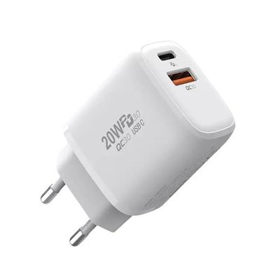 Adaptador de carga rápida de 20W PD para relojes inteligentes y teléfonos múltiples