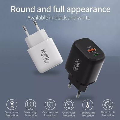 Adaptador de carga rápida de 20W PD para relojes inteligentes y teléfonos múltiples