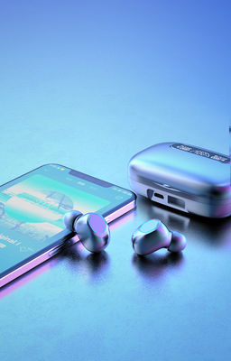 2000mAh Power Bank TWS auriculares con IPX-4 estándar impermeable y tecnología inalámbrica