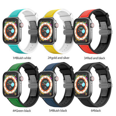 10 Opciones de color Cintas de reloj con correa de mariposa para i Serie Ultra 8 7 6 5 4 Se