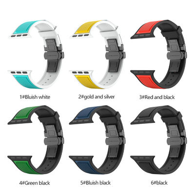 10 Opciones de color Cintas de reloj con correa de mariposa para i Serie Ultra 8 7 6 5 4 Se