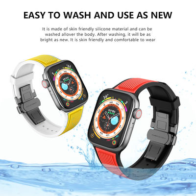 10 Opciones de color Cintas de reloj con correa de mariposa para i Serie Ultra 8 7 6 5 4 Se