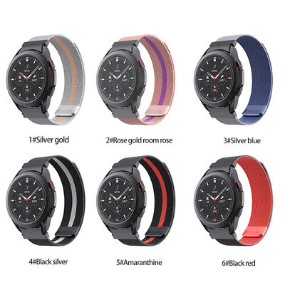 Modelo compatible para la serie de relojes Samsung de malla magnética de milanés