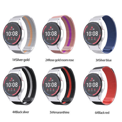 Modelo compatible para la serie de relojes Samsung de malla magnética de milanés