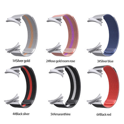 Modelo compatible para la serie de relojes Samsung de malla magnética de milanés