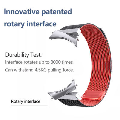 Modelo compatible para la serie de relojes Samsung de malla magnética de milanés