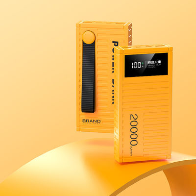 Banco de energía de plástico de 20000mAh con protección contra baja tensión y carga rápida de 22.5W