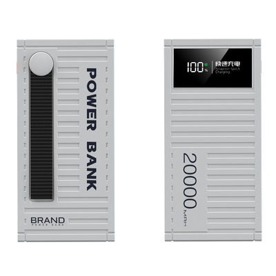 Banco de energía de plástico de 20000mAh con protección contra baja tensión y carga rápida de 22.5W