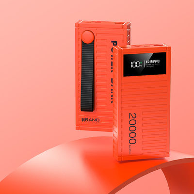 Banco de energía de plástico de 20000mAh con protección contra baja tensión y carga rápida de 22.5W