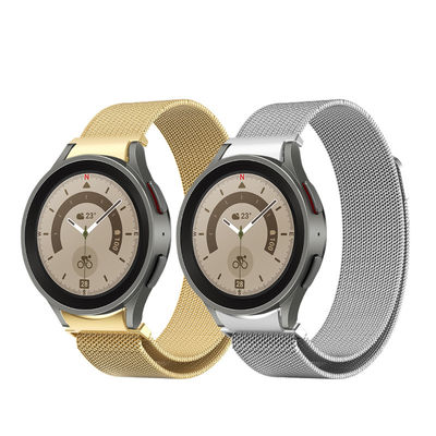 Bandas de relojes inteligentes de acero inoxidable para Samsung Galaxy Watch 5 44mm 40mm