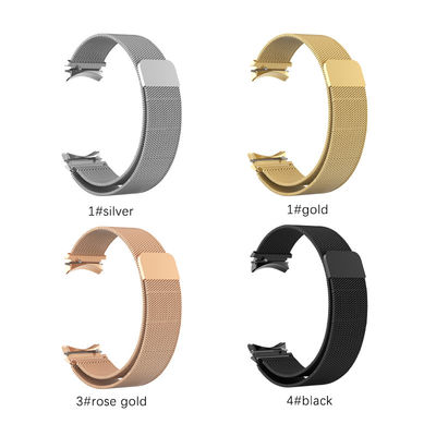 Bandas de relojes inteligentes de acero inoxidable para Samsung Galaxy Watch 5 44mm 40mm