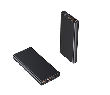 Carga rápida 3.0 22.5W 10000mAh/20000mAh Banco de energía de metal para la carga de dispositivos móviles