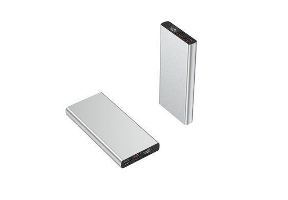 Carga rápida 3.0 22.5W 10000mAh/20000mAh Banco de energía de metal para la carga de dispositivos móviles