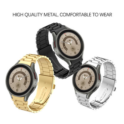 Banda de reloj de titanio para GaLaxy Watch 5 4 40mm 44mm 45mm Ligero y cómodo