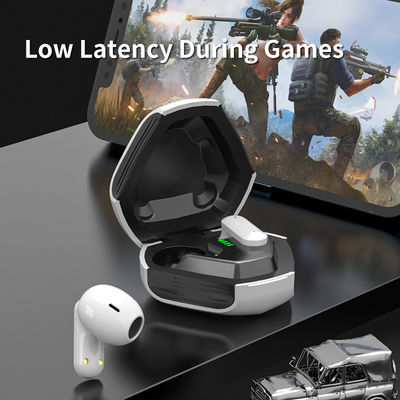 Los auriculares inalámbricos de baja latencia Super Bass estéreo para PC y viajes están listos para deportes en el oído