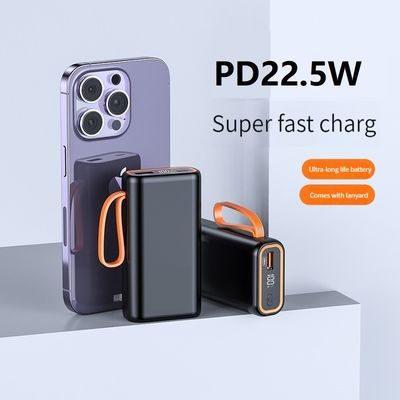 Carga rápida Cargador de energía de 22.5W para teléfonos móviles Dispositivos Mini 10000mah Power Bank