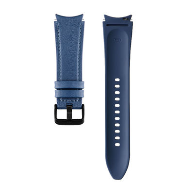 Banda de relojes de cuero de silicona de 20 mm Remplazo retro para Samsung Watch Series Ancho de banda