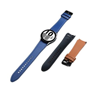 Banda de relojes de cuero de silicona diseñador inteligente para Samsung Galaxy Watch 4 100% QC aprobado