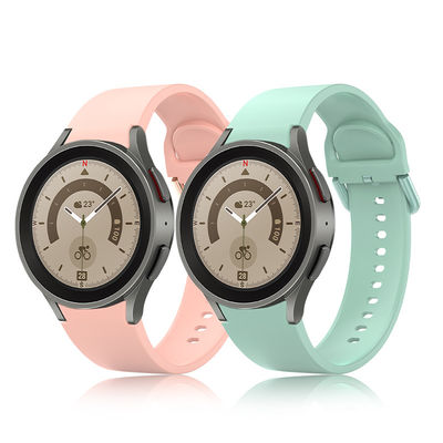 10 colores de silicona de relojes de cinta de reemplazo para 44 mm 40 mm SamSung GaLaxy Watch 5