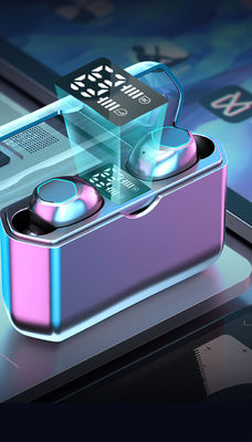 2000mAh Power Bank True Wireless Stereo Earphone con voz HD Modelo de chipset AB5616A3