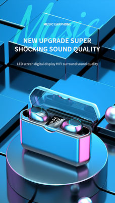 2000mAh Power Bank True Wireless Stereo Earphone con voz HD Modelo de chipset AB5616A3