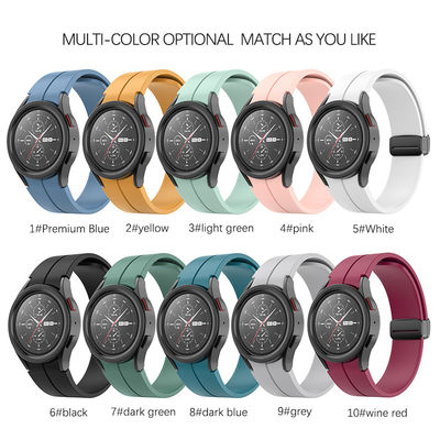 Muela privada 20 mm de silicona de la correa de reloj para Samsung Watch 5 Pro OEM ODM