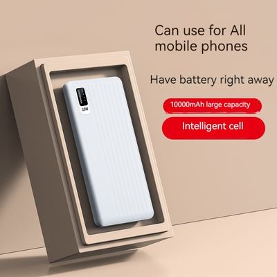 10W de potencia de salida Micro USB Interfaz de entrada Ultra Slim 10000mah Banco de energía para iPhone 15