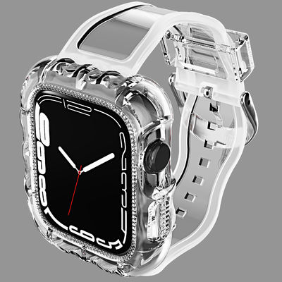 Bandas deportivas de reemplazo de bucle TPU de 6 colores de moda para Apple Watch 7 y asequibles