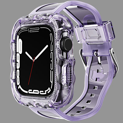 Bandas deportivas de reemplazo de bucle TPU de 6 colores de moda para Apple Watch 7 y asequibles