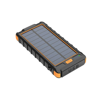 Banco de energía solar ABS Compass 10000mAh para carga al aire libre y situaciones de emergencia