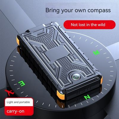 Banco de energía solar ABS Compass 10000mAh para carga al aire libre y situaciones de emergencia