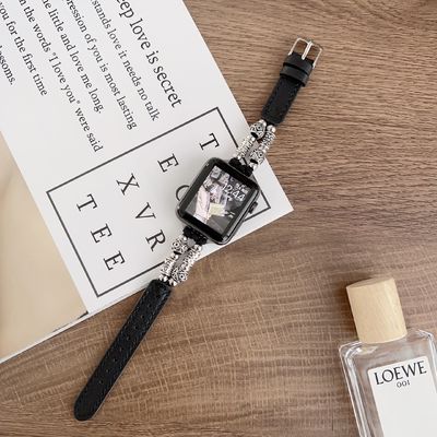 El cinturón deportivo de cuero del Apple Watch es un elemento imprescindible para los entusiastas del entrenamiento
