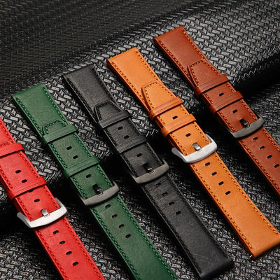 Cintas de relojes inteligentes de cuero genuino para iWatch 38mm 40mm 42mm 44mm 45mm 100%
