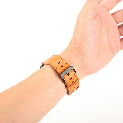 Cintas de relojes inteligentes de cuero genuino para iWatch 38mm 40mm 42mm 44mm 45mm 100%