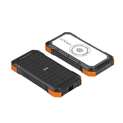 Apoyo a la carga rápida Impermeable 20000mah Banco de energía de paneles solares para actividades al aire libre