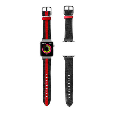 OEM ODM Banda de doble cara Banda de cuero de reloj para Apple Watch Banda 38 40 41 42 44 45mm