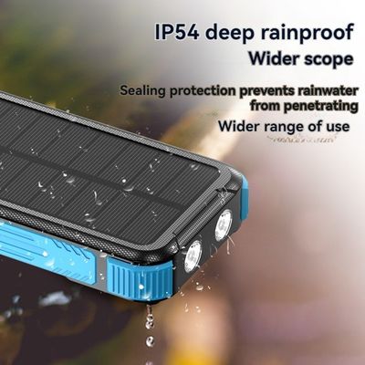 Inalámbrico 15W/USB 22.5W Banco de energía solar de salida 20000mAh para teléfonos celulares Smartphones