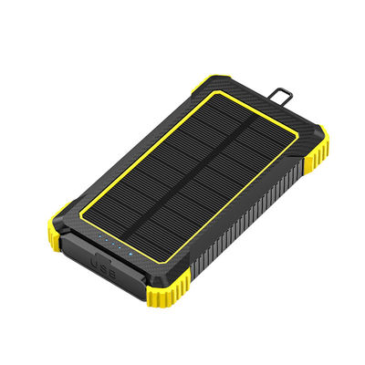 Carga inalámbrica 5W Banco de energía exterior 10000mAh Cargador de batería solar para iPhone 15