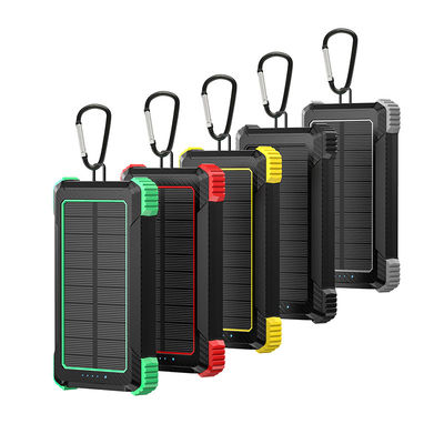 Carga inalámbrica 5W Banco de energía exterior 10000mAh Cargador de batería solar para iPhone 15