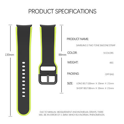 20 mm de ancho de banda Magnética correa de la correa de la correa para Samsung Watch Series 5 Smartwatch Band