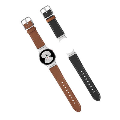 Cinturón de reloj de cuero de 20 mm para reemplazar el reloj SamSung GaLaxy Watch 4