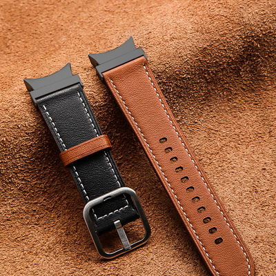 Cinturón de reloj de cuero de 20 mm para reemplazar el reloj SamSung GaLaxy Watch 4