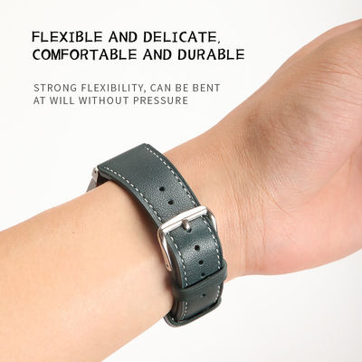 Cinturón de cuero de 20 mm para Samsung Galaxy Watch 4 de liberación rápida