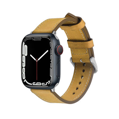 Apple Watch Brazalete de cuero para 38mm 40mm 42mm 44mm Serie 7 6 SE 5 4 3 2 1