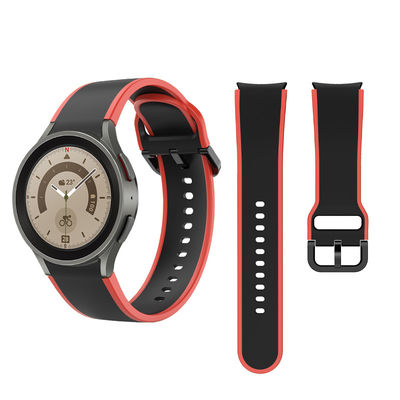 Banda de relojes de silicona de doble cara para Samsung Galaxy Watch 5 40mm 44mm 3-7 días de entrega