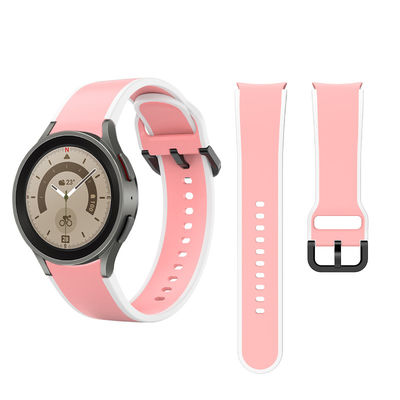 Banda de relojes de silicona de doble cara para Samsung Galaxy Watch 5 40mm 44mm 3-7 días de entrega