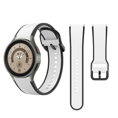 Banda de relojes de silicona de doble cara para Samsung Galaxy Watch 5 40mm 44mm 3-7 días de entrega