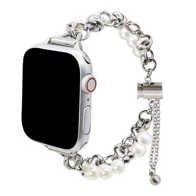 Muela privada IWatch 8 7 6 5 4 3 SE Fashion Perla cinturón Smart Watch correa sin reloj
